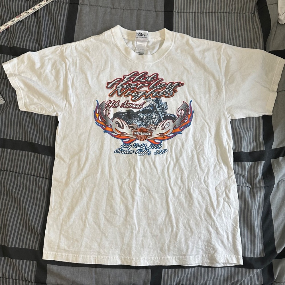 Vintage Harley-Davidson Motorcycles 2009 South Dakota Mens XL Tshirt Made In USA